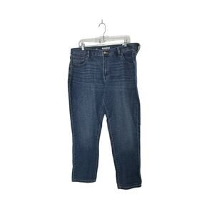 Sonoma Medium Rinse Mid-Rise Girlfriend Relaxed Fit Jeans Women's Sz 16 New